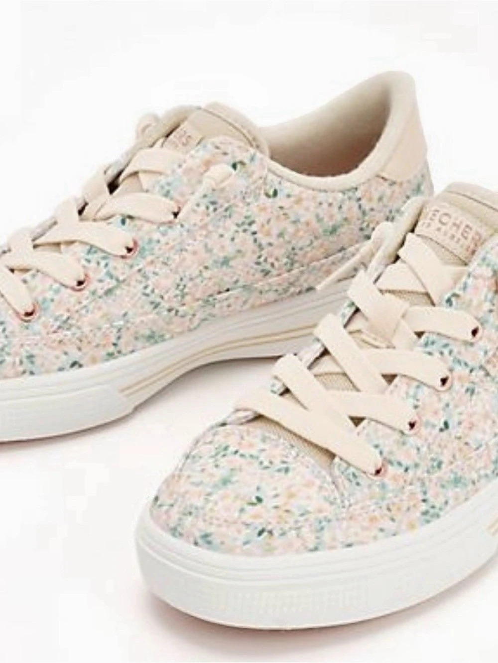 Skechers Arch Fit Arcade - Print Powa Floral Sneakers US 9.5 Wide New
